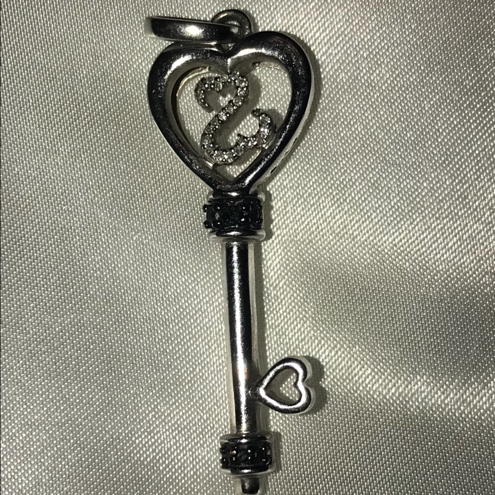 Jane Seymour .925 black/white dia. ster. silver